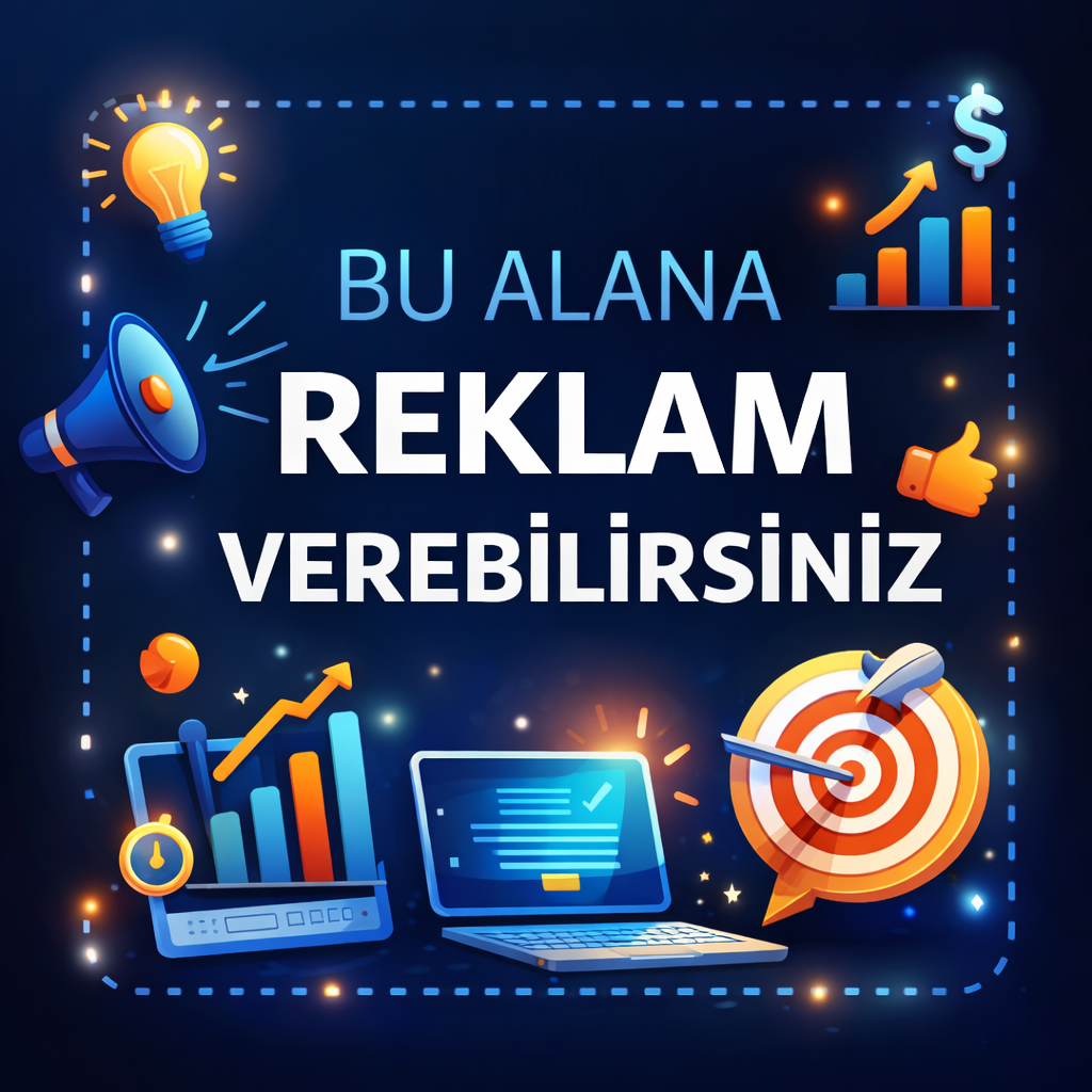 Bu alana reklam verebilirsiniz